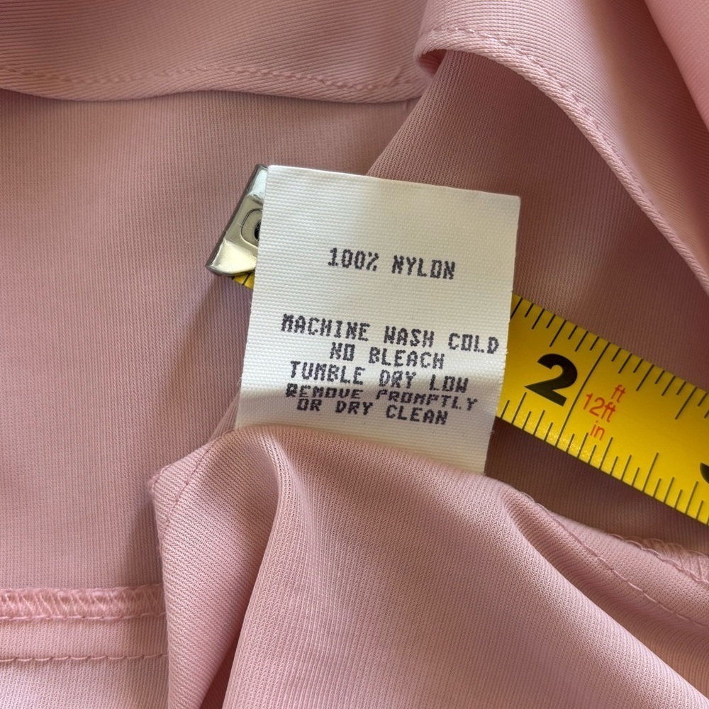 Vintage Slip Dress Undergarment Womens 11/12 Nude Blush Light Pink Made in USA - Picture 6 of 6